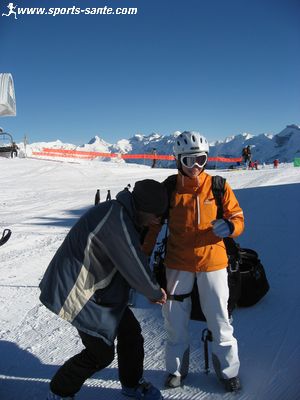 installation de la sellette en parapente